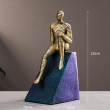 Load image into Gallery viewer, Abstract Human Exploration Statue
