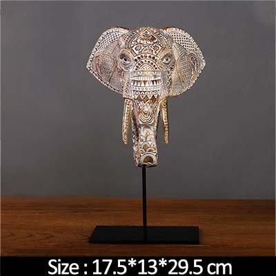 Craft Elephant Head Statue