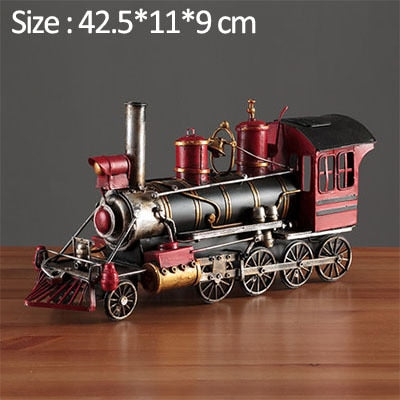 Retro Steam Train Figurines