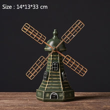 Load image into Gallery viewer, Retro Windmill Statue
