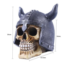 Load image into Gallery viewer, Viking Skull Ornament
