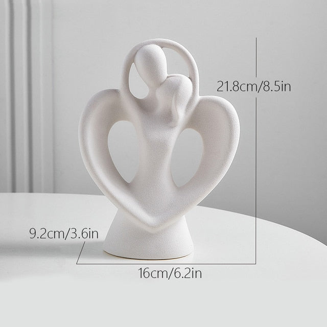 Abstract Human Emotion Gesture Statue