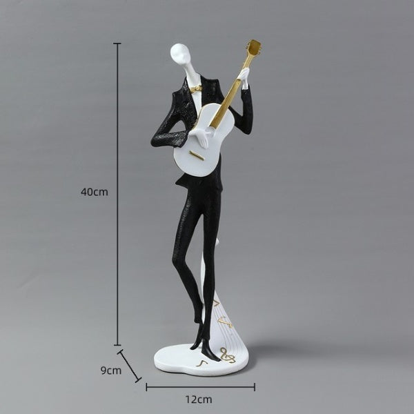 Abstract Music Band Statue
