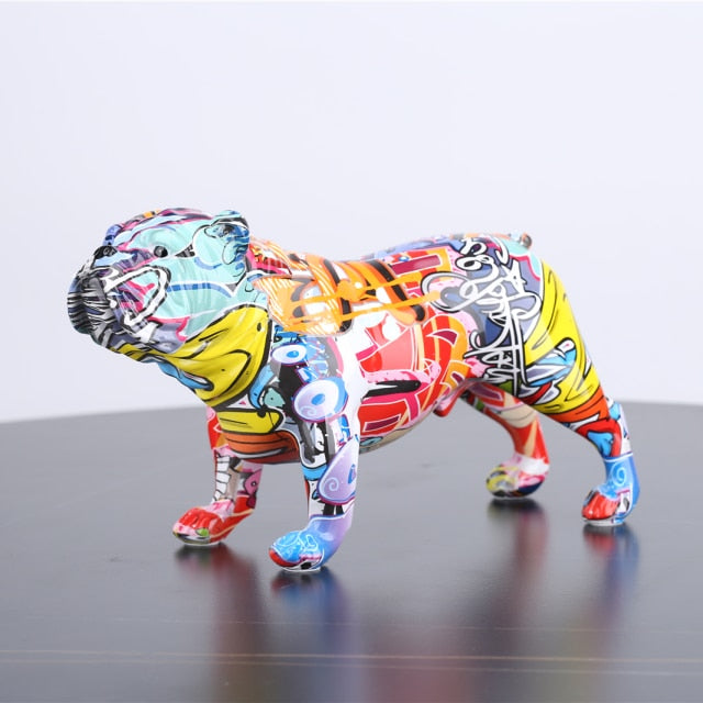 Creative Colorful Bulldog