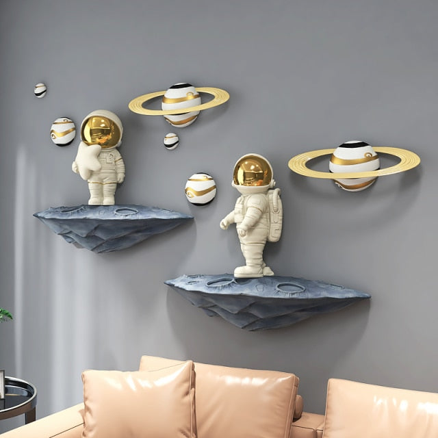 Wall Astronauts & Planets