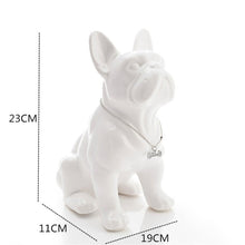 Load image into Gallery viewer, Ceramic French Bulldog Sculpture
