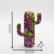 Load image into Gallery viewer, Painted Graffiti Cactus
