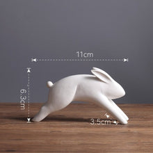 Load image into Gallery viewer, Ceramic Rabbit Family
