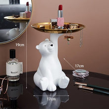 Load image into Gallery viewer, White Bear &amp; Rabbit Tray
